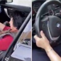 Gjyshja kosovare merakli e BMW’së, e shtyp gazin me sa fuqi ka