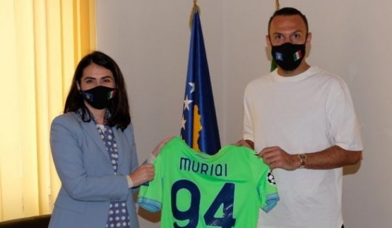Muriqi befason me vizitë Ambasadoren e Kosovës në Itali