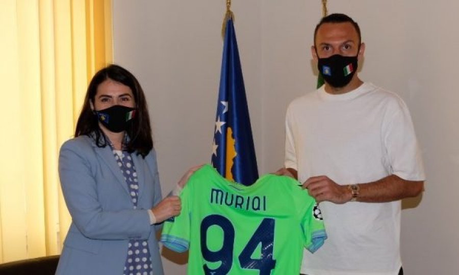 Muriqi befason me vizitë Ambasadoren e Kosovës në Itali