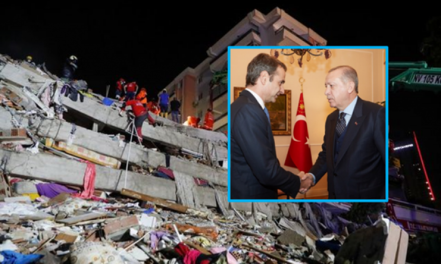 I bashkon fatkeqësia: Turqia i ofron ndihmë Greqisë për tërmetin, ngushëllojnë njëra-tjetrën