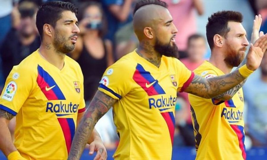 Suarez dhe Vidal, të vetmit që po e shtyjnë Messin të qëndrojë në Barcelonë 