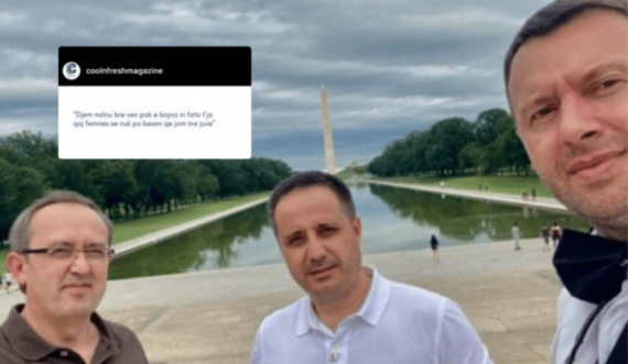 “Shpërthejnë” shakatë me foton e treshes së Kosovës në Uashington, Abrashi i shpërndanë në Instagram