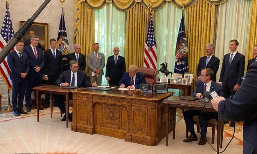 Fjalët e Trumpit pas nënshkrimit të marrëveshjes Kosovë – Serbi: Është ditë historike
