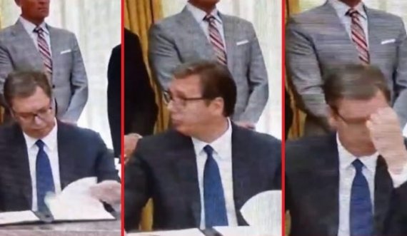 Reagimi i çuditshëm i Vuçiqit kur Trump përmend zhvendosjen e ambasadës serbe në Jerusalem