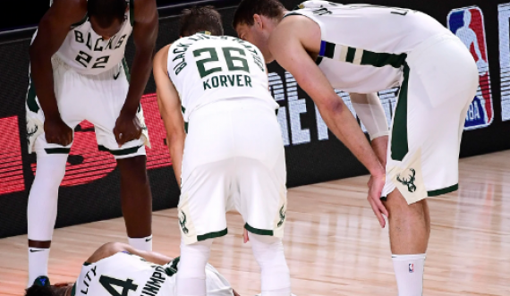 NBA: Bucks fitojnë ndaj Miami Heat, por e humbin Antetokounmposin 