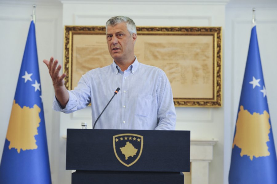 Presidenti Thaçi del në konferencë për media sot në këtë orë