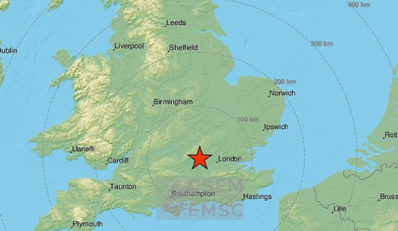 Lajmi i fundit: Tërmet afër Londrës