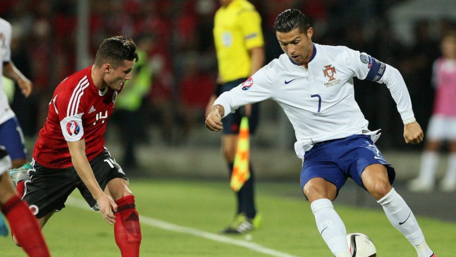 Ronaldo ka shënuar kundër 41 shteteve, por asnjëherë kundër Shqipërisë në 4 ndeshje 