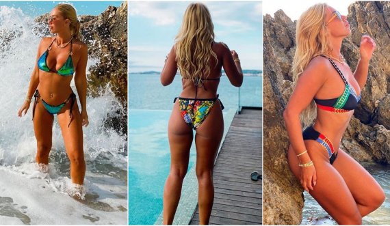 Adelina Tahiri poston fotot me bikini dhe i vë flakën rrjetit