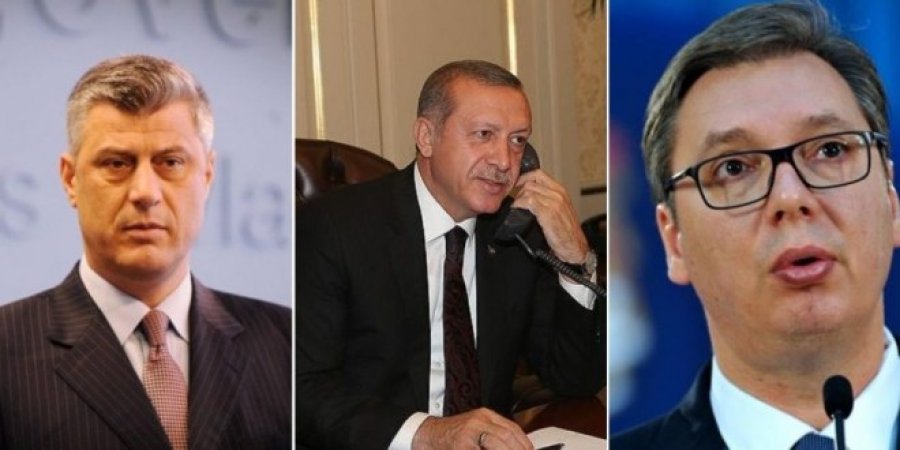 Erdogan, bisedë me Thaçin dhe Vuçiqin. Dalin detajet, ja për çfarë ranë dakord