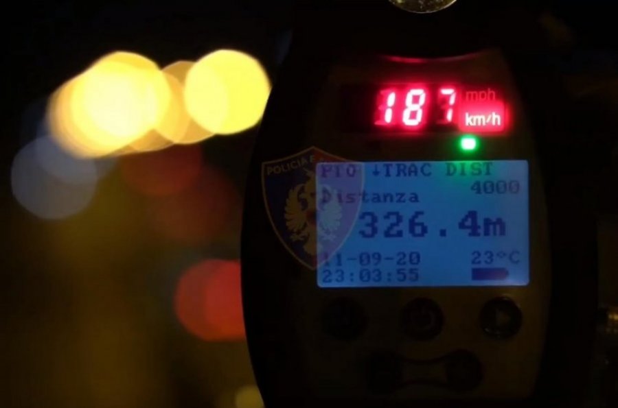 Tri raste ekstreme deri në 187 km/h, që tronditën edhe Policinë Rrugore