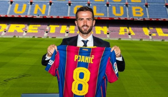 Pjanic e trashëgon numrin e Andres Iniestas në Barcelonë