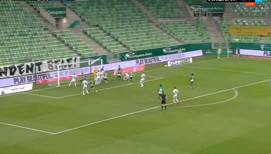 Uzuni përmirëson gabimin, shënon supergol për Ferencevaroshin