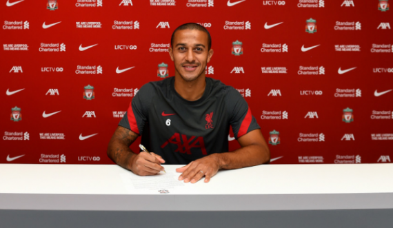 Liverpool FC kompleton transferimin e Thiago Alcantara