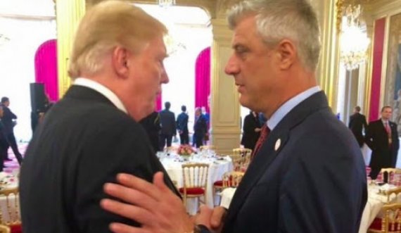 Thaçi e fton Trumpin për vizitë në Kosovë