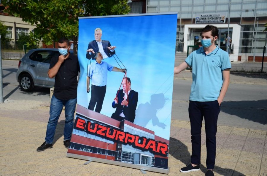 Vetëvendosje me aksion në Podujevë, kërkojnë mbajtjen e zgjedhjeve komunale