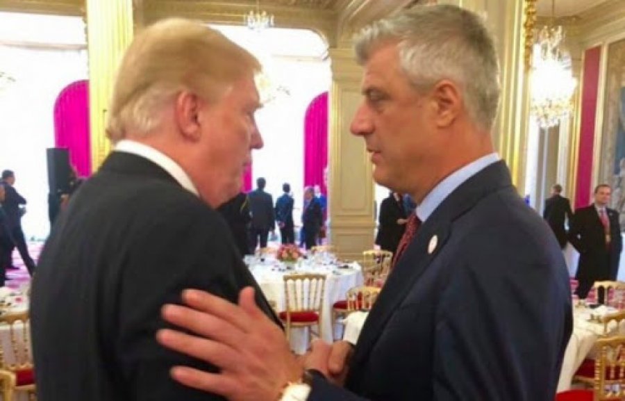 Thaçi e fton Trumpin për vizitë në Kosovë