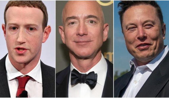 Të mëdhenjtë e SHBA-së gjithmonë e më të pasur, pandemia ia shton më shumë fitimet Bezos, Musk dhe Zuckerberg-ut