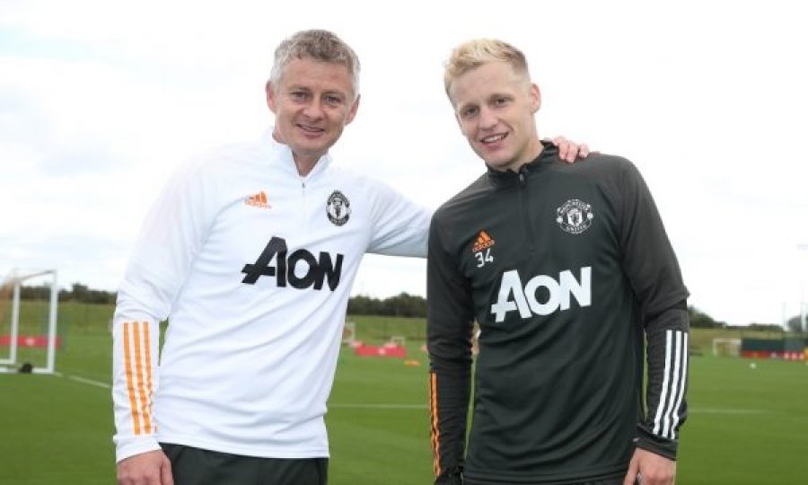 Mesazhi i Van de Beek për Solskjaer