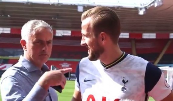 Mourinho ia hup topin Harry Kanes, ia ndërprenë intervistën