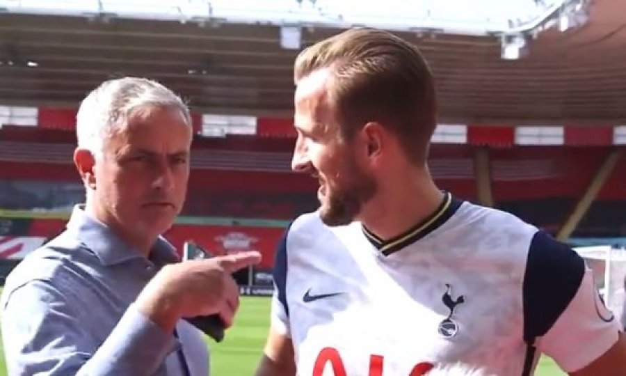 Mourinho ia hup topin Harry Kanes, ia ndërprenë intervistën