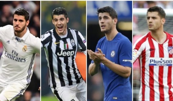 Për 7 vjet, Morata i ndërroi 4 klube për një shumë të përgjithshme prej 205 mln eurosh
