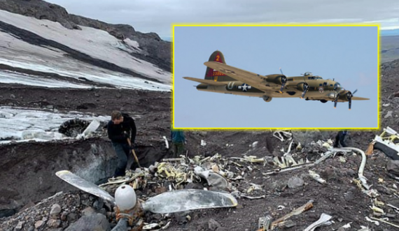 Aeroplani amerikan nga Lufta e Dytë Botërore del në pah pas shkrirjes së akullnajës në Islandë