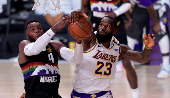 NBA: Nuggets e mposhtin LA Lakers, pavarësisht shkëlqimit të James