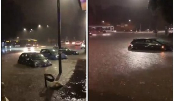 Stuhia e fuqishme godet Italinë, rrugët “zhyten” nën ujë