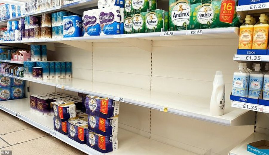 Rikthehet frika e izolimit, boshatisen supermarketet