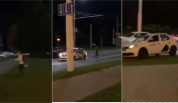 “Schumacheri i Bjellorusisë”, shoferi i taksit arrin ta shpëtojë një protestues i cili po i ikte Policisë