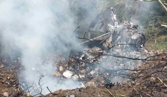 Aeroplani që u rrëzua është i ushtrisë serbe, dalin pamjet e para