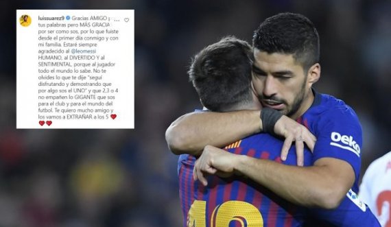 Suarez, Messit: “Mos lejo që dy, tre ose katër persona të njollosin madhështinë që e ke në klub” 