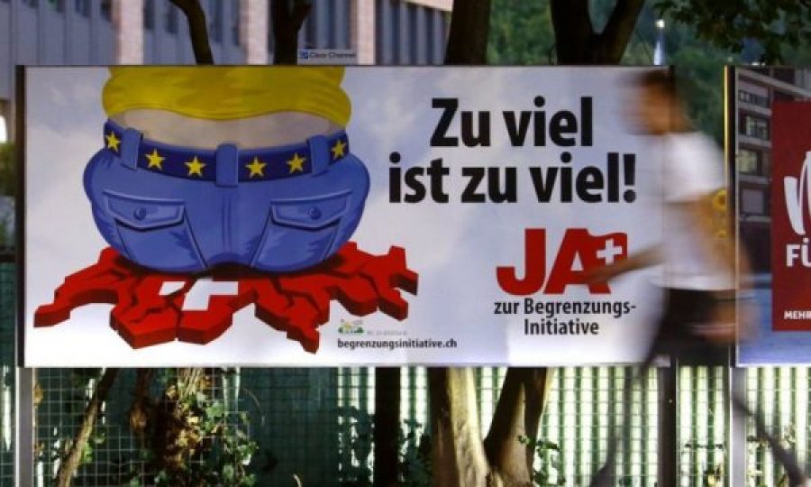 Zviceranët votojnë sot për t’i dhënë fund lëvizjes së lirë me BE-në