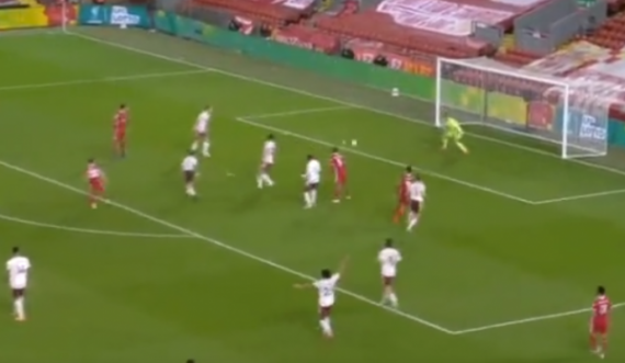 Diogo Jota debuton me gol të bukur te Liverpooli