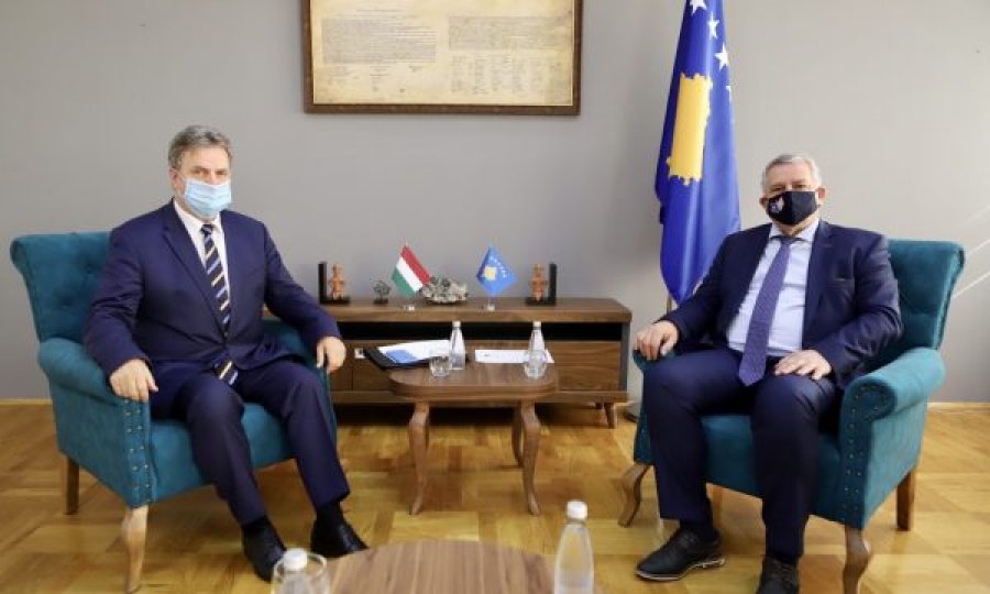 Veliu priti në takim ambasadorin e Hungarisë në Kosovë, flasin për situatën me Covid 19