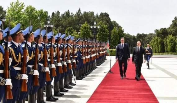 Lufta mes Azerbajxhanit dhe Armenisë, Serbia iu shet armë