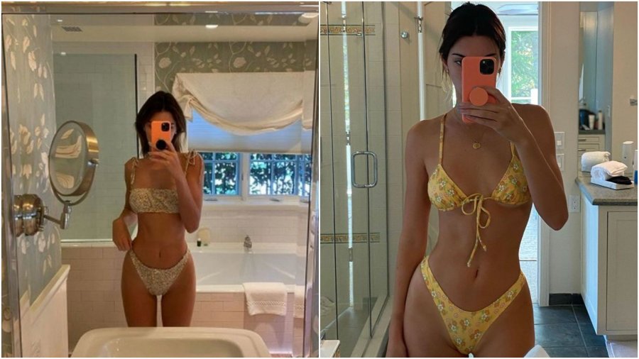 Kendall Jenner ngre temperaturat, poston fotot s*ksi e veshur me bikini