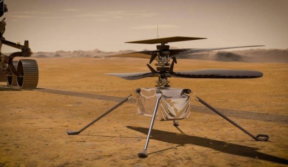 Mini-helikopteri i NASA-s pritet të bëjë fluturimin e parë në Mars