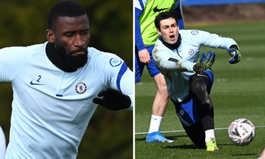 Telashe në skuadrën e Chelseat, Rudiger dhe Kepa përleshen në stërvitje