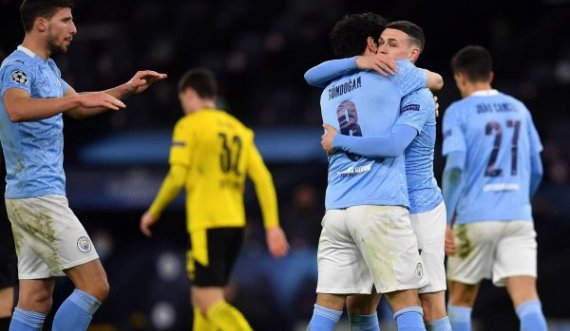 Man City e mund Dortmundin me një gol në fund të ndeshjes