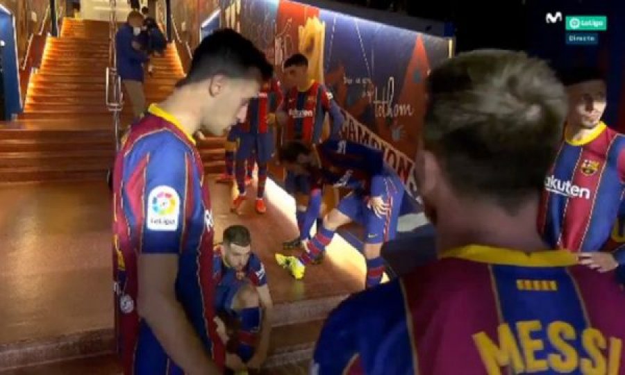 Fjalimi i Messit në tunel që e frymëzoi Dembelen t’ia fitojë Barçës një ndeshje të vështirë kundër Valladolidit