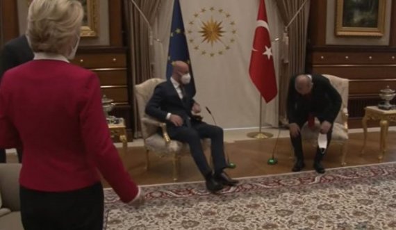  Presidenti i Këshillit Evropian reagon pas videos virale ku Erdogan lë Ursula von der Leyen në këmbë 