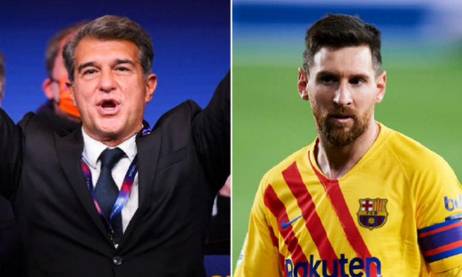 Laporta: Jam i bindur që Messi dëshiron të qëndrojë