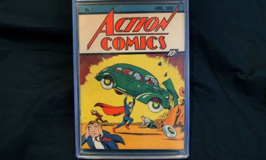  Libri i rrallë komik i vitit 1938 për Superman-in shitet për shifër rekorde 