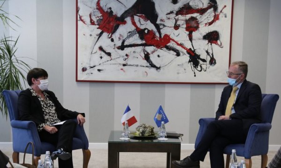  Besnik Bislimi takoi ambasadoren e Francës në Kosovë, diskutuan për dialogun me Serbinë 