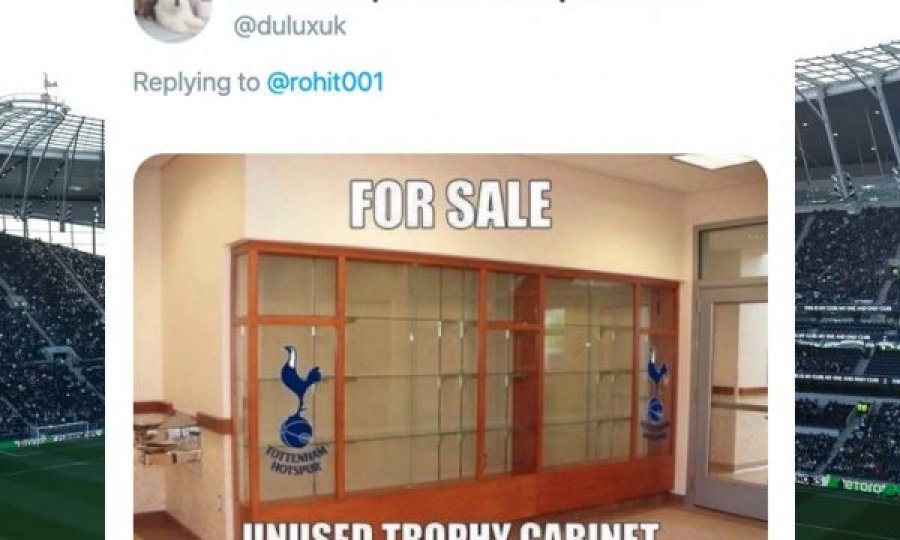 Tottenhami po përfundon keq,  e tall edhe sponsori i ri për kabinetin e zbrazët të trofeve
