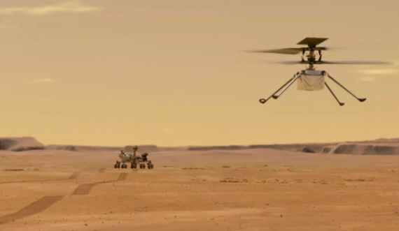 NASA lëshon për fluturim helikopterin e parë në Mars