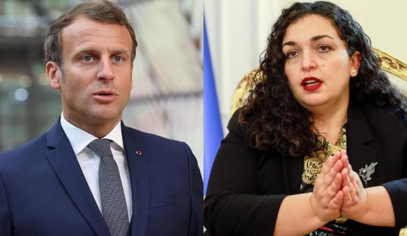 Emanuel Macron i shkruan Vjosa Osmanit, i kërkon vazhdimin e dialogut me Serbinë 