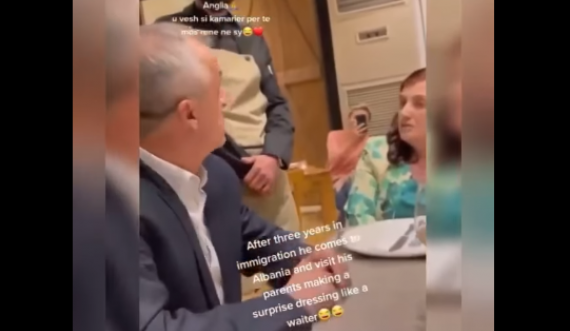 I biri vishet si kamerier për t’i befasuar prindërit pasi kishte qëndruar tri vjet në mërgim